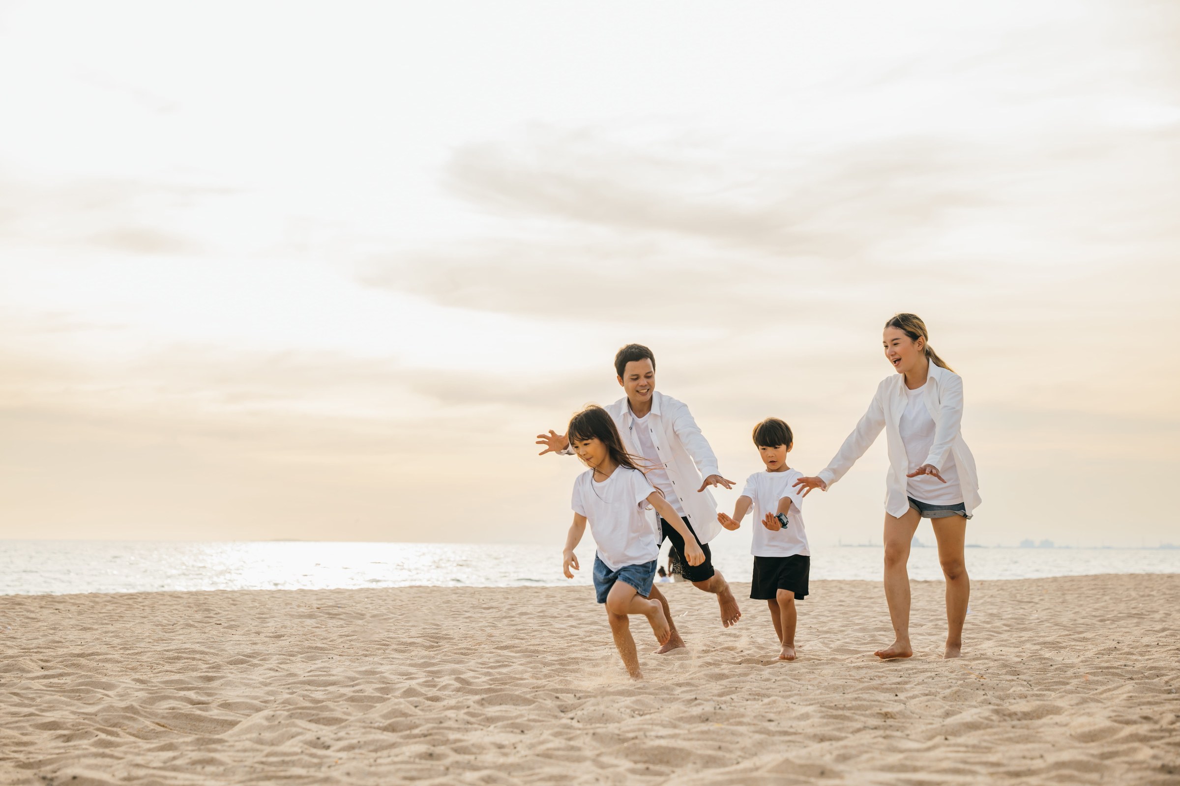 A family at the Hastings Wellness Hub